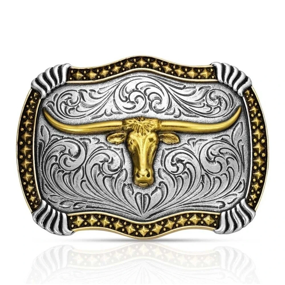 Montana Silversmiths Longhorn Legacy Belt Buckle New NIB